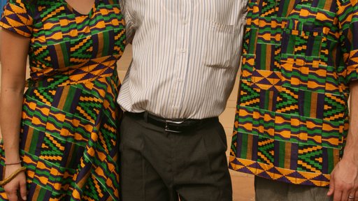 Olivia and Jason with David Sefe, the Ghana director of their organization Rural Health Collaborative.