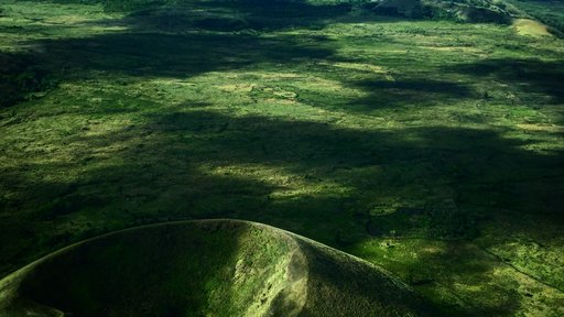 An aerial shot of the island of Grande Comore.