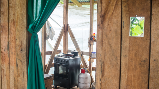 Open air kitchen