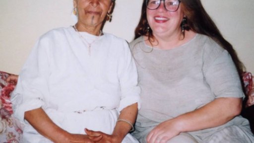 Barbara Castleton and neighbor Aisha