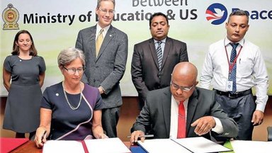 Ministry of Education and PCSL signing the Memorandum of Understanding