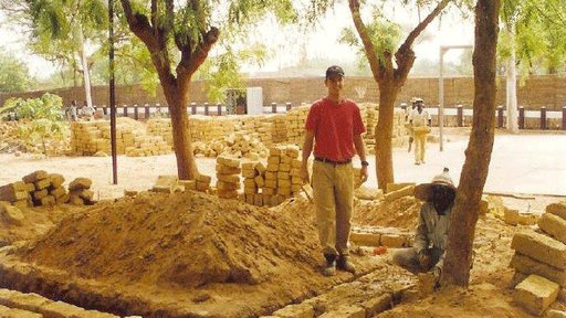 Jeremiah Mack Working on a Building