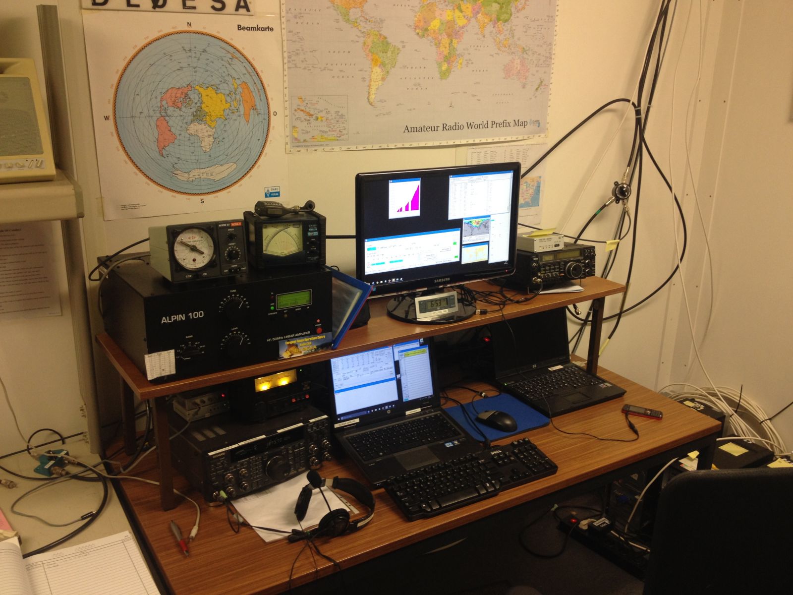 DL0ESA HF rig set-up 2017-03