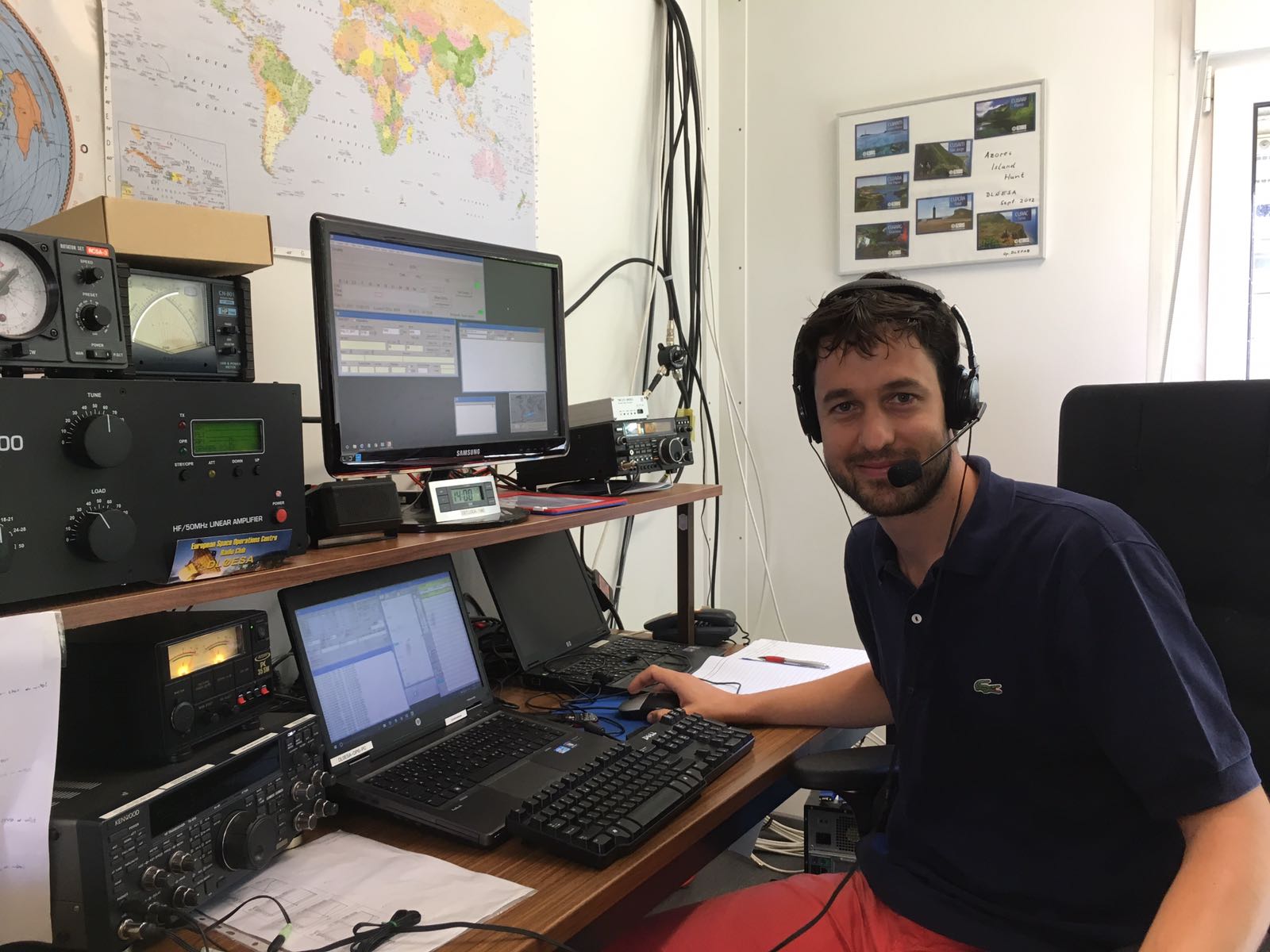 Javier (EA1HEO) during CME 2017