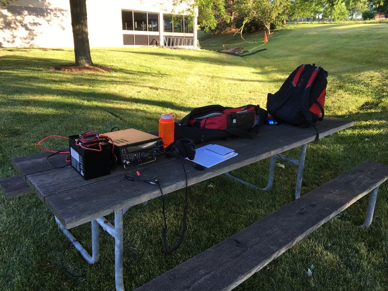 Radio from the Picnic Table