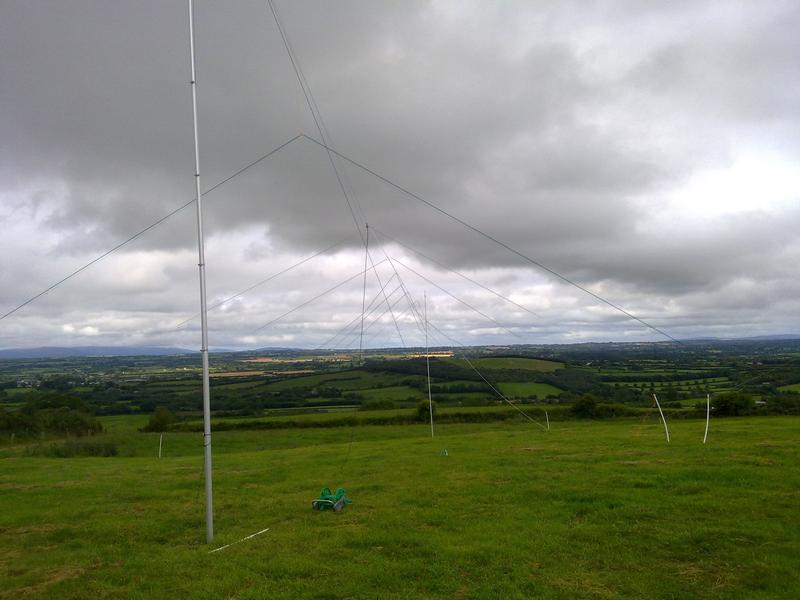 20m 10 elements wirebeam erected in North America direction