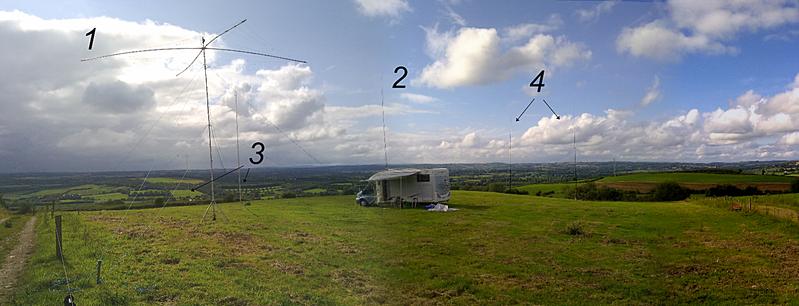 Antenna park set up