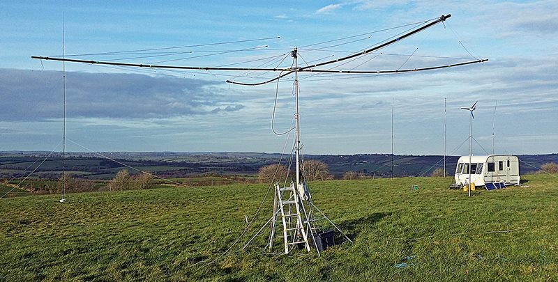 Spiderbeam ready to be erected