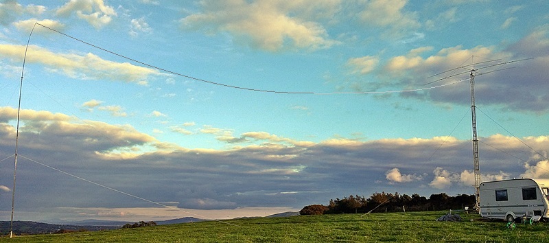 NEW Inverted L antenna setup