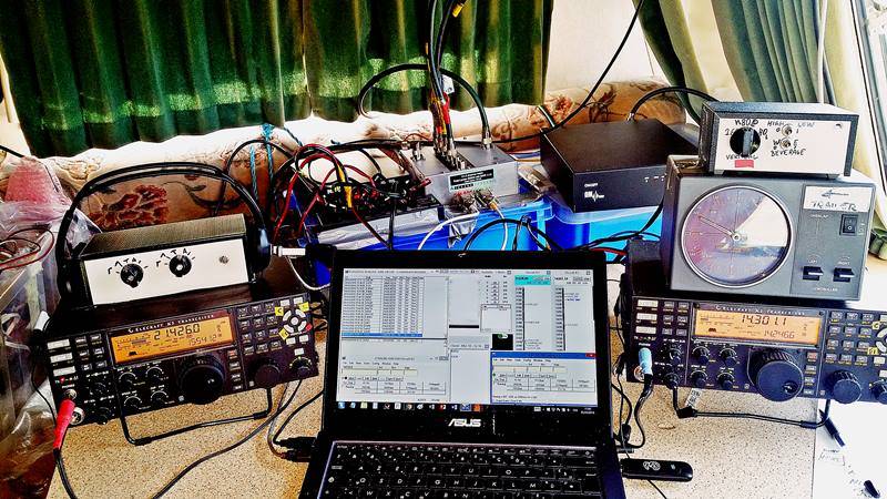 ARRL Int DX ssb 2016 SO2R shack