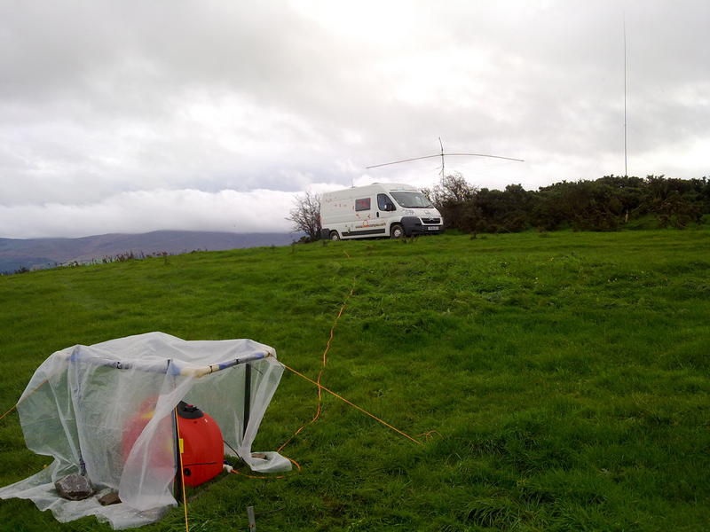 Power generator, campervan and antenna