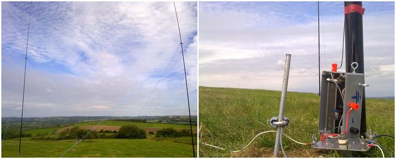 3 elements vertical array 40m and switching box