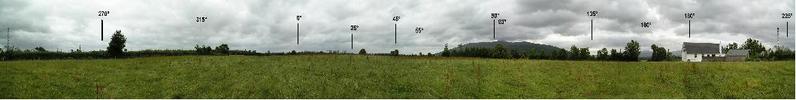 360? panorama of the contest place