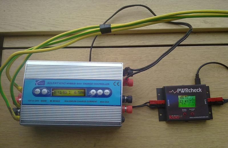Left:Regulator, Right:Current/Voltage data collection system
