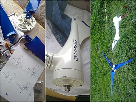 Wind turbine building process