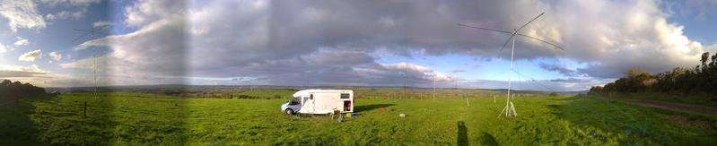 Panorama of the fields near Fethard area Co Tipperary