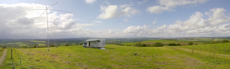 Panorama of the fields near Fethard Co Tipperary