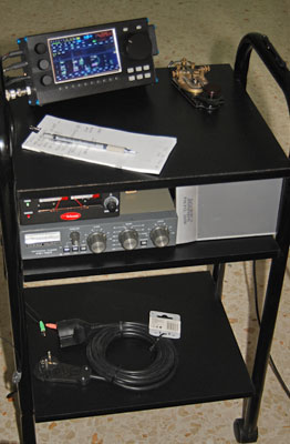 EA7HYD tulip CW TORTUGAS MORSE qsl qrp qrz transceiver radio handmade