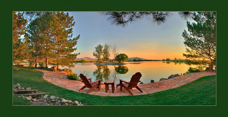 View of 16 Acre lake to the North