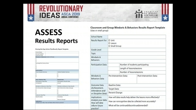 ASCA National Model Fourth Edition Changes: Assess - ASCA
