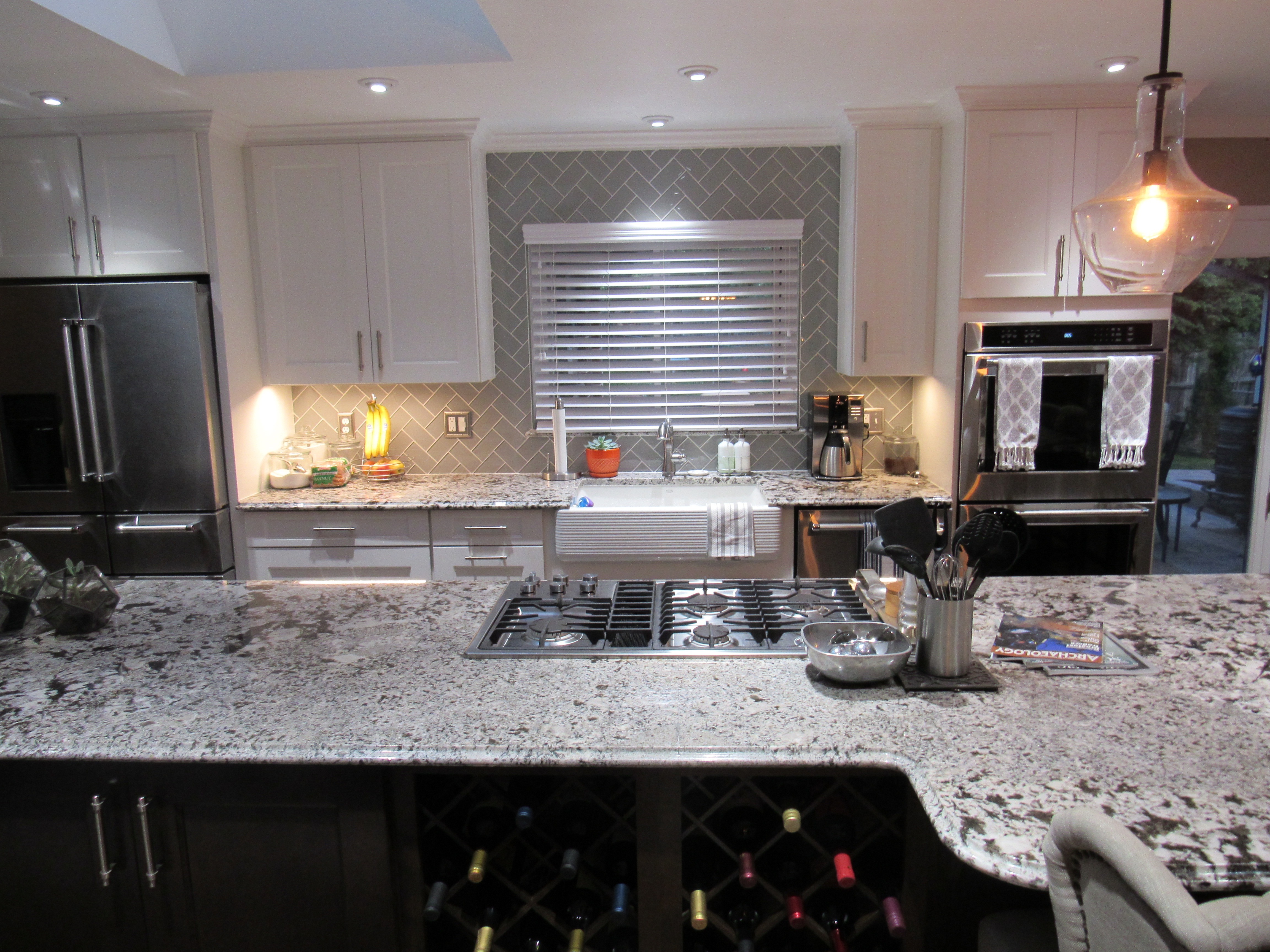 Love this look Meteor Shower granite for the countertops with Love this look Meteor Shower granite for the countertops with