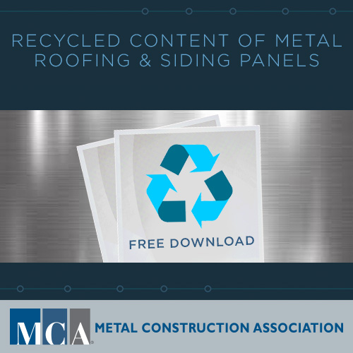 Picture of RECYCLED CONTENT OF METAL ROOFING & SIDING PANELS | Metal Construction ...