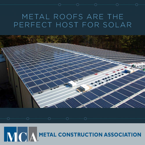 METAL ROOFS ARE THE PERFECT HOST FOR SOLAR | Metal Construction ...