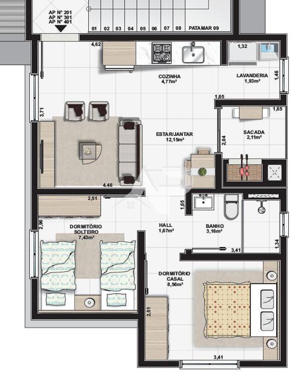 Apartamento Final 01 - Frente