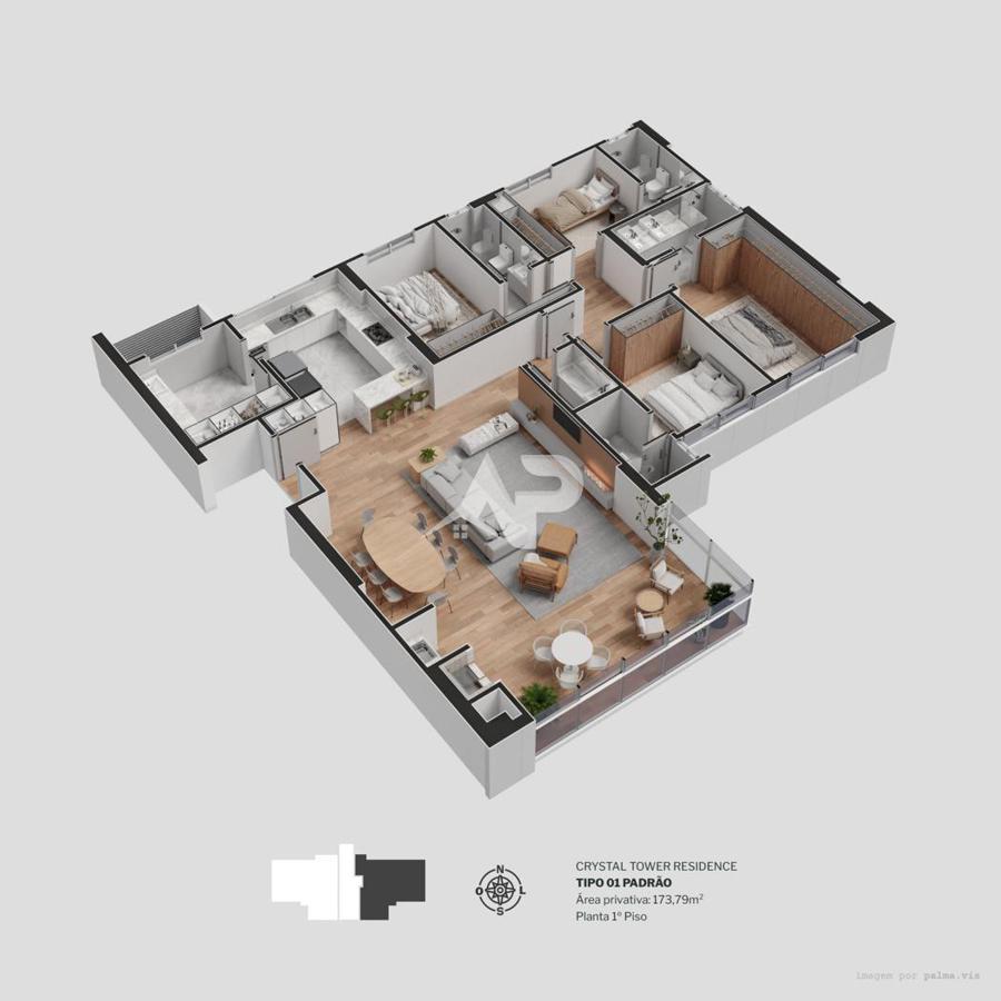 Apartamento tipo 1