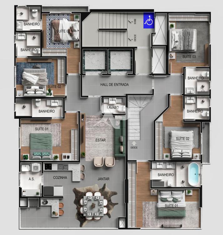 1° Pavimento Duplex Superior