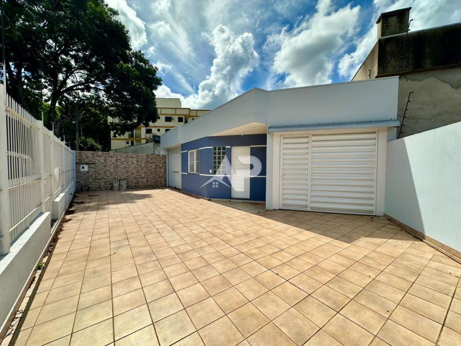 Fachada vista pelo pátio interno