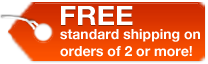 Free standard shipping on orders of 2 or more