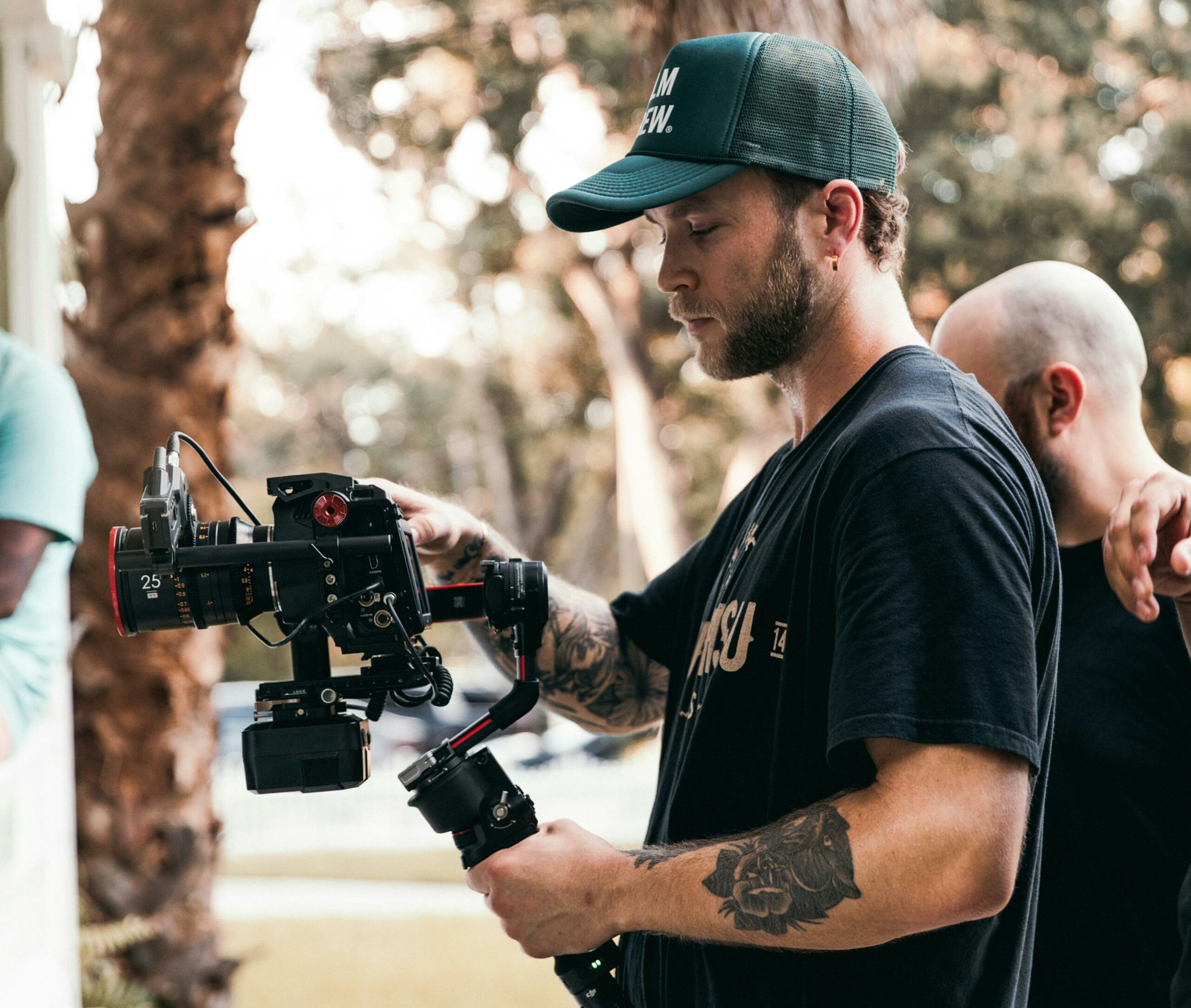 a videographer filming event video marketing