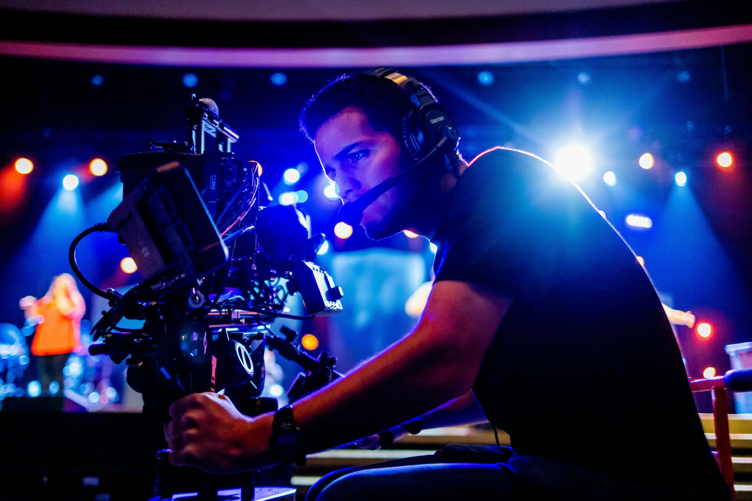 A videographer captures the event highlight in an event to create an event highlight video.
