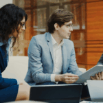 association leaders reviewing an event performance