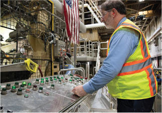 employee at kimberly clark beech island the plant has been operating at the site