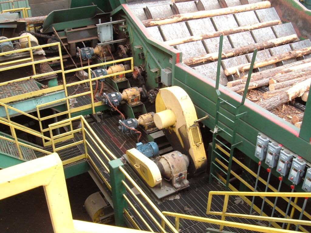 hydraulic unit log ladder