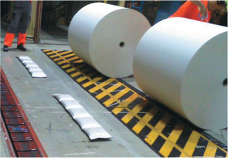 the braking pad shown on a winder deck