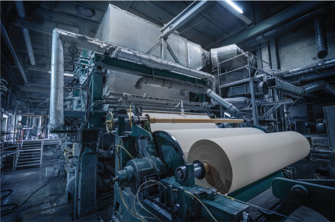 reel section of the paper machine