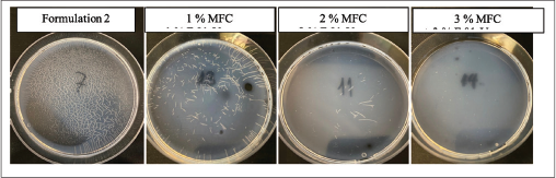 impact of mfc on the cracking of a styrene acrylic
