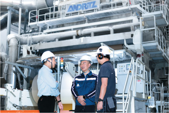 liansheng pulp and paper pioneering