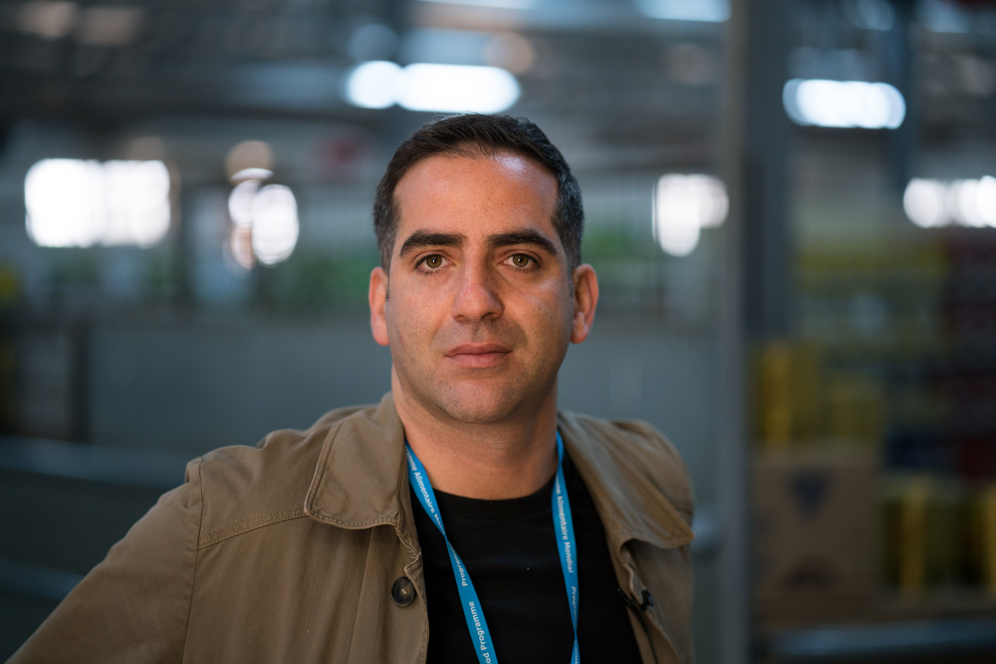 Houman Haddad es el ejecutivo de la ONU detrás de Building Blocks y su uso en el campamento jordano.