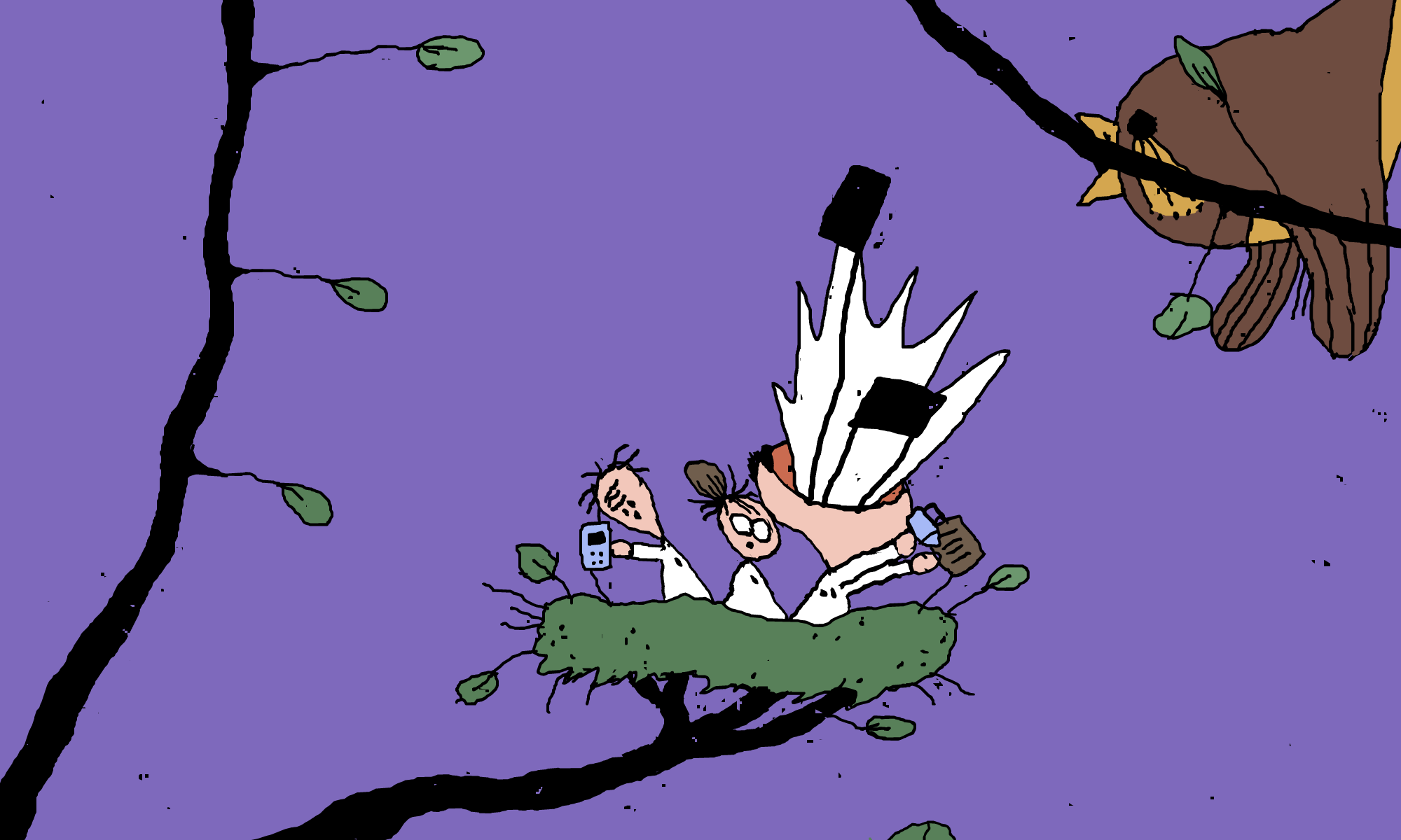 <b> <a href="https://www.technologyreview.com/s/609032/scientists-can-read-a-birds-brain-and-predict-its-next-song/"> Los científicos pueden leer un El cerebro de pájaro y predice su próxima canción </a> </ b> <br> Ilustración de Max Litvinov