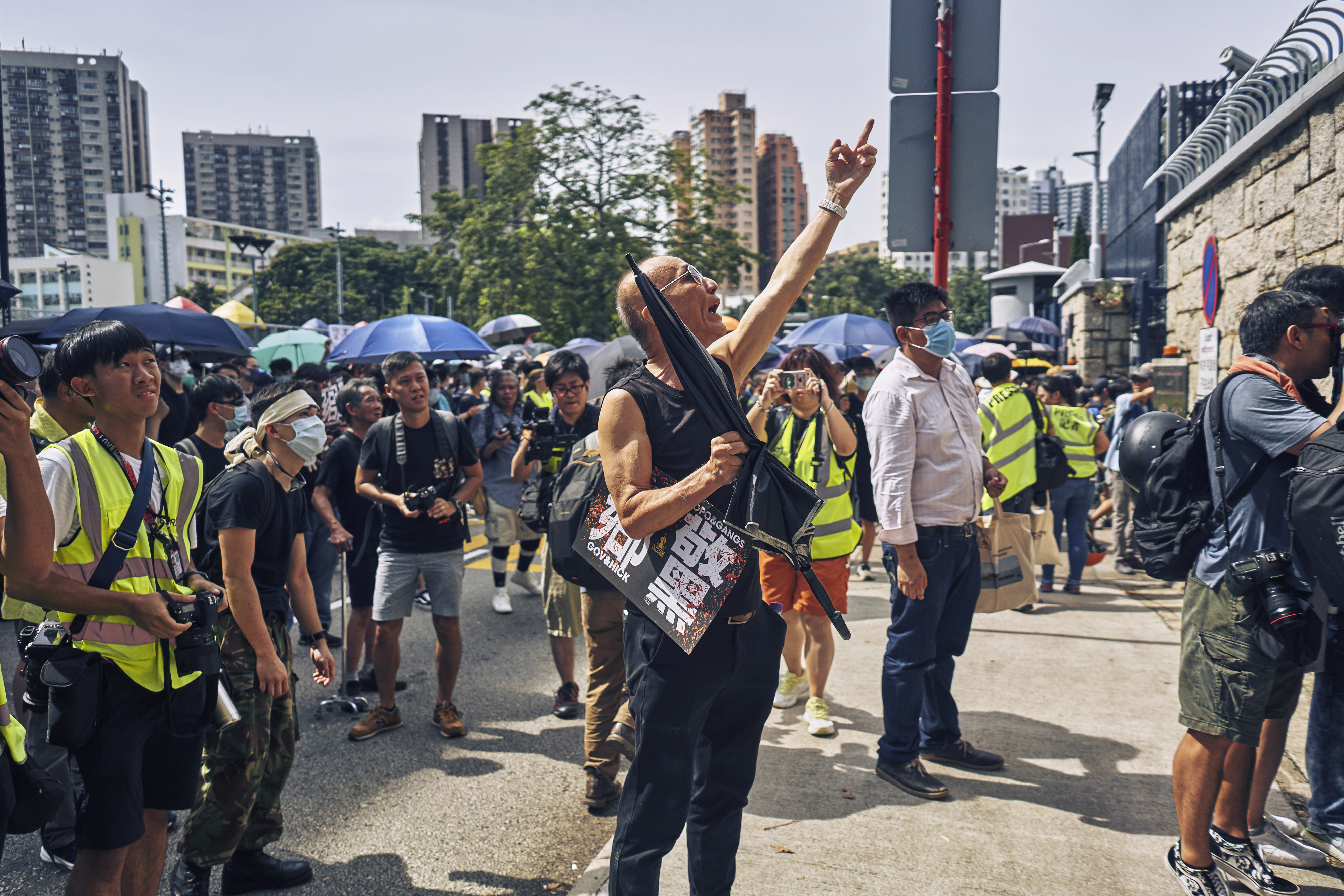 Acción en vivo: los manifestantes están utilizando mapas en tiempo real, con información enviada por voluntarios, para rastrear la actividad dentro de las grandes manifestaciones.