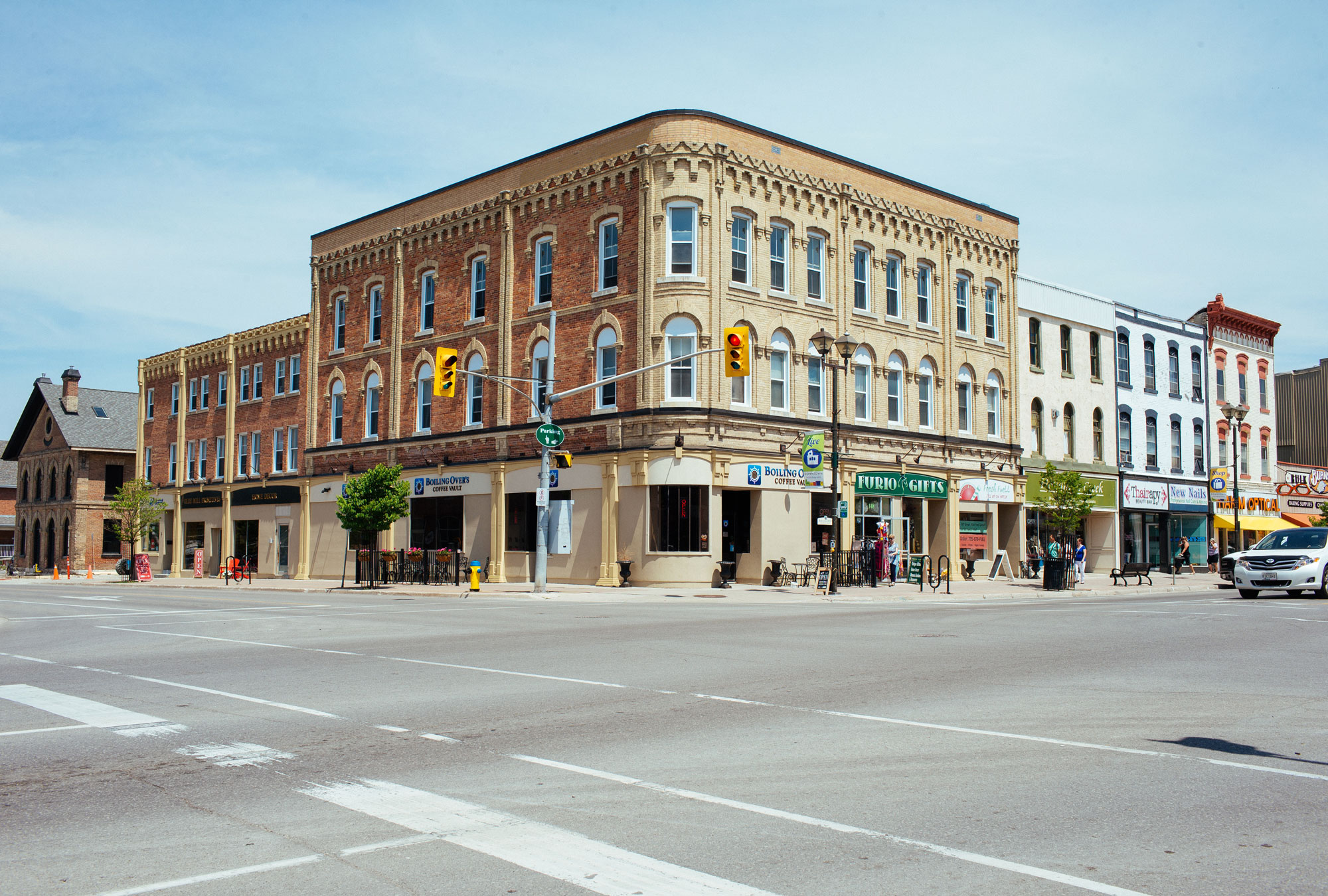 Centro de la ciudad de Lindsay, Ontario.