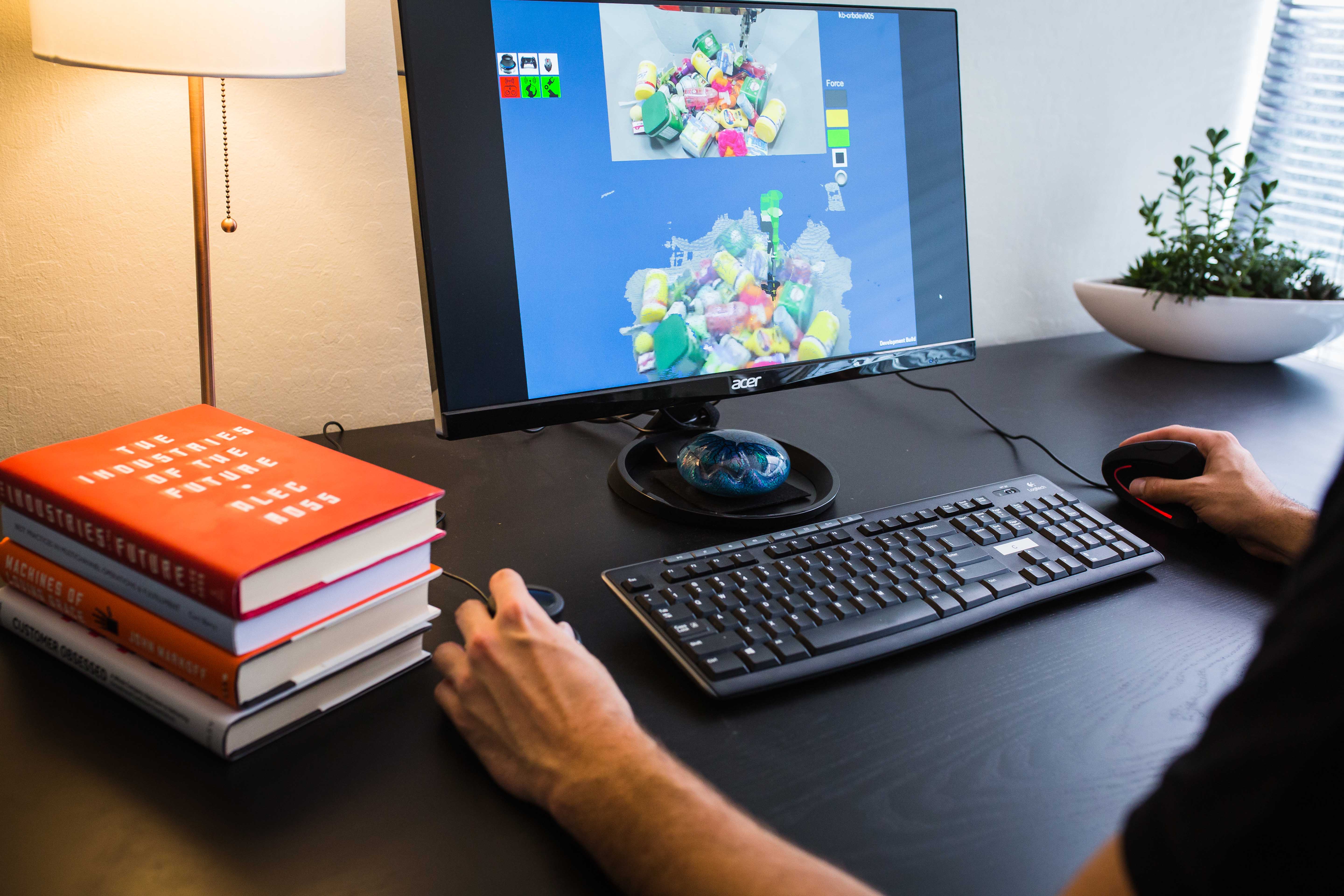 Un piloto robot muestra el software de pilotaje de Kindred.