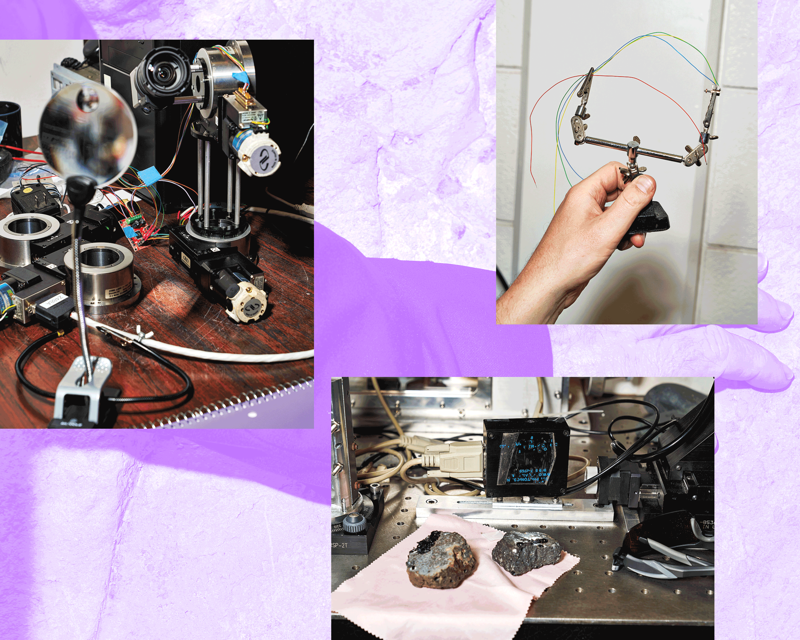 En el laboratorio de Lubin, UC Santa Barbara, el grupo de experimentalcosmology estudia el universo temprano. La combinación de la investigación de Lubin en energía dirigida con otras pasiones como la propulsión ha ayudado a que Starshot se desarrolle.