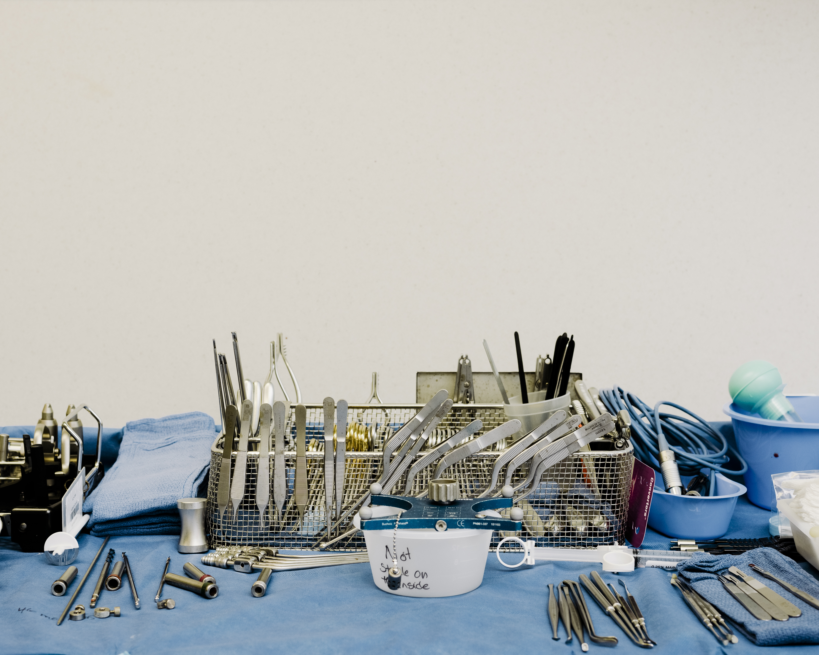 Las herramientas quirúrgicas de Leuthardt.