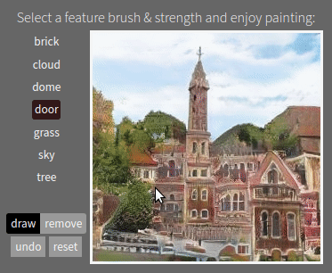 El GAN sabe no pintar ninguna puerta en el cielo.