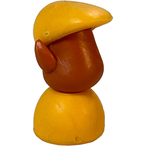 Flat Cap, Yellow, Bronze Thumbnail